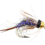 Bead Head Purple Prince Nymph Fly Tying Material Kit, size 14 | Wild Water Fly Fishing