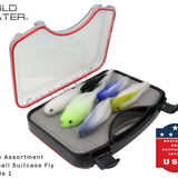 Large EP Fly Assortment, 12 Flies | Freshwater and Saltwater | Fly Suitcase | Wild Water Fly Fishing