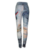 Big Wall Mountain Print Patterned All Sport Leggings