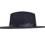 Wool Felt Flat Brim Hat Trendly Giza