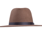 Wool Felt Flat Brim Hat Trendly Giza