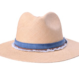 Indigo Panama Hat Straw - Handwoven