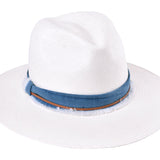 Indigo Panama Hat Straw - Handwoven