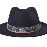 Casual Wool Felt Fedora Hat Lash