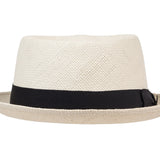 Pork Pie Trilby Panama Hat - Handwoven