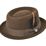 Wool Felt Classic Hat Pork Pie Stingy