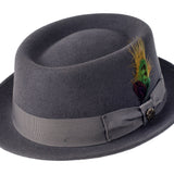 Wool Felt Classic Hat Pork Pie Stingy