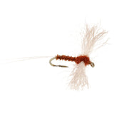 3 Pack Rusty Spinner Z-Lon Wing Biot Body Flies Hook Size 14