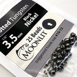 Moonlit Slotted Tungsten Beads (25 pack)
