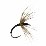 Sakasa Kebari Tenkara Fly, size 12 | Black | Qty. 6 | Wild Water Fly Fishing