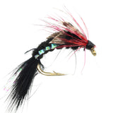 Woven Caddis, Size 10 | Black| Qty. 6 | Wild Water Fly Fishing