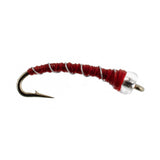 Mercury Red Blood Midge - Glass Bead Head 6 Flies Size 20