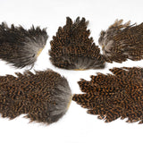 India Hen Back feather patch (Moonlit)