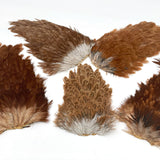 India Hen Back feather patch (Moonlit)