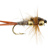 Beaded Stonefly, size 12 | Brown | Qty. 6 | Wild Water Fly Fishing