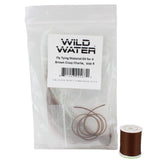 Brown Crazy Charlie Fly Tying Material Kit, size 4 | Wild Water Fly Fishing