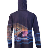 Brown Snack Graphic Fishing Hoodie