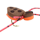 Brown and Orange Foam Spider Fly Tying Material Kit, size 12 | Wild Water Fly Fishing