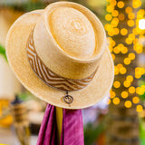 Bucket Palm Leaf Straw Hat