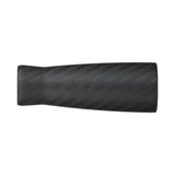 Carbon fiber rear grip with dark carbon-fiber weave pattern
