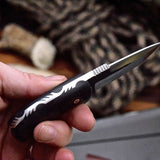 EDC Skinner Knife - VG10 Stainless Blade, Micarta G10 Scales - 5.375" Overall Length - KBS Knives Store