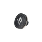 Black butt cap with Seaguide logo, side metal stem visible