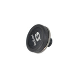 Black butt cap with Seaguide logo, side metal stem visible