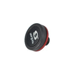 Black Seaguide butt cap with red outer ring and front logo
