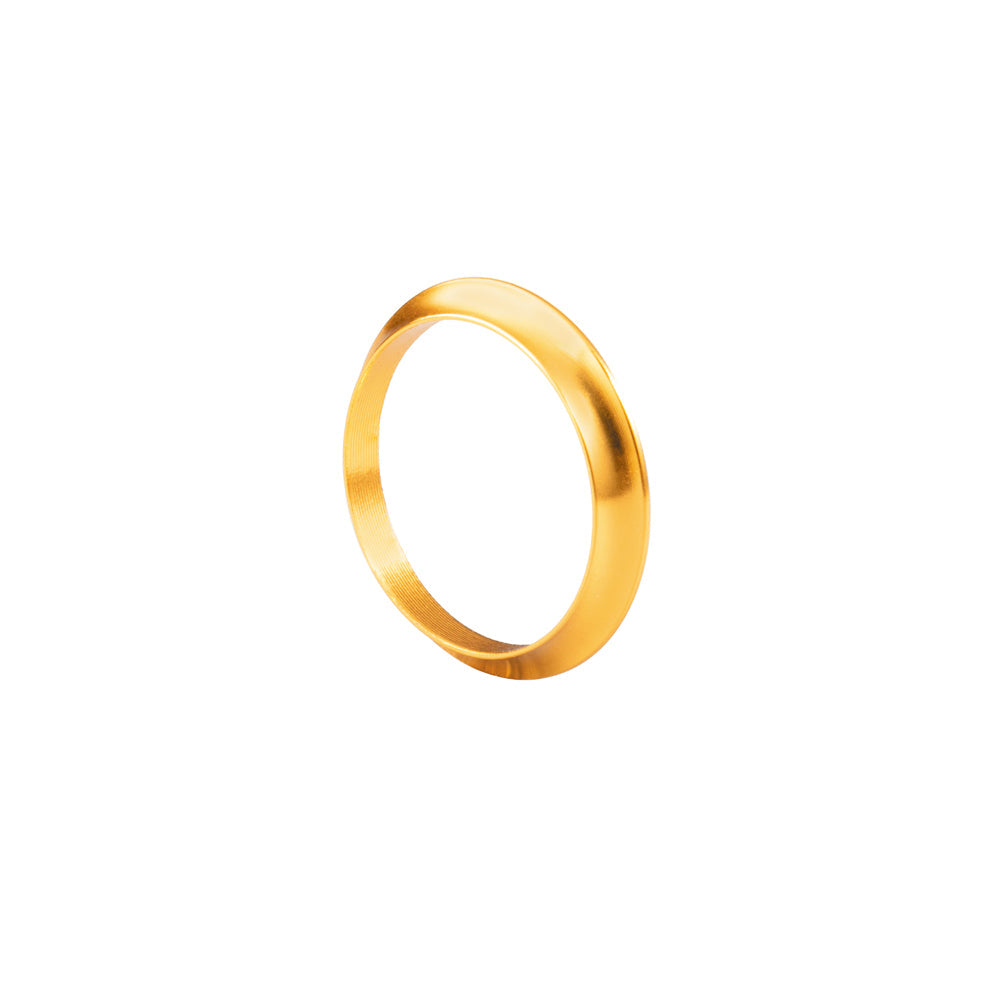 Aluminum winding check ring, gold metallic finish