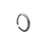 Aluminum winding check ring, metallic gray