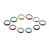 Aluminum winding check set of multi-color rings