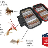 Caddis Fly Assortment, 36 Flies | Fly Box | Wild Water Fly Fishing