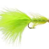 Bead Head Wooly Bugger, Size 10 | Chartreuse | Qty. 6 | Wild Water Fly Fishing