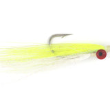 Clouser Minnow size 1/0 | Chartreuse | Qty 6 | Wild Water Fly Fishing