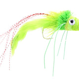 Rabbit Tail Diver, Size 1/0 | Chartreuse | Qty. 2 | Wild Water Fly Fishing