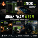 LITEGUEST 3-in-1 Cooling Fan, Power Bank & LED Light