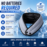 LITEGUEST Instant Cooling Neck Wrap | Water Activated Cooling Relief