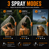 LITEGUEST Smart Portable Electric Shower – Rechargeable Camping Shower