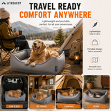 LITEGUEST Portable Heated Pet Bed | Waterproof USB Pet Bed