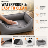 LITEGUEST Portable Heated Pet Bed | Waterproof USB Pet Bed
