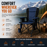 LITEGUEST Heated Camping Chair | USB Heated Folding Chair