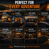 LITEGUEST Heated 2-Person Sleeping Bag | Double Camping Sleeping Bag