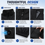 LITEGUEST Packable Side Fan Cooling Vest | Lightweight Travel Cooling
