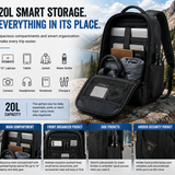 LITEGUEST AirFlow Cooling Backpack 20L | Dual Fan Ventilated Backpack