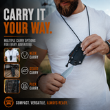 THE REDLINE™ COMPACT SURVIVAL KNIFE & FIRE STARTER KIT