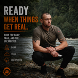 THE REDLINE™ COMPACT SURVIVAL KNIFE & FIRE STARTER KIT