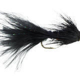 Cone Head Wooly Bugger, Size 6 | Black | Qty. 4 | Wild Water Fly Fishing