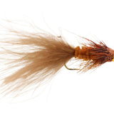 Cone Head Wooly Bugger, Size 8 | Brown | Qty. 4 | Wild Water Fly Fishing