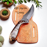 Cowboy Daily Carry Knife – 7.5" Rasp Steel w/ Sheath