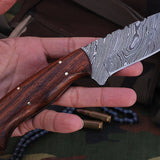 Damascus Hunting Skinning Knife